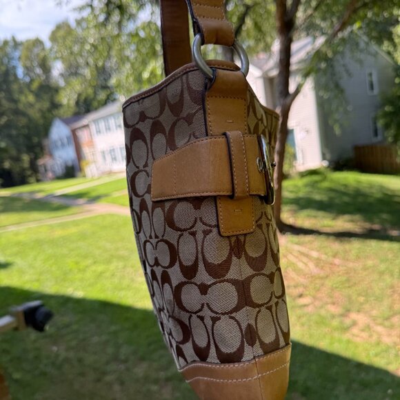 A great Trio!  Three Vintage Coach Signature C items!  Hello, early 2000's! - Picture 10 of 16